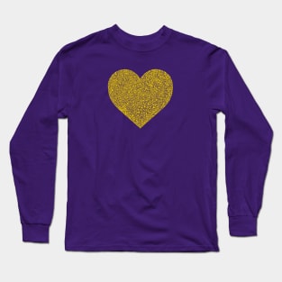 Yellow Bubble Heart Long Sleeve T-Shirt